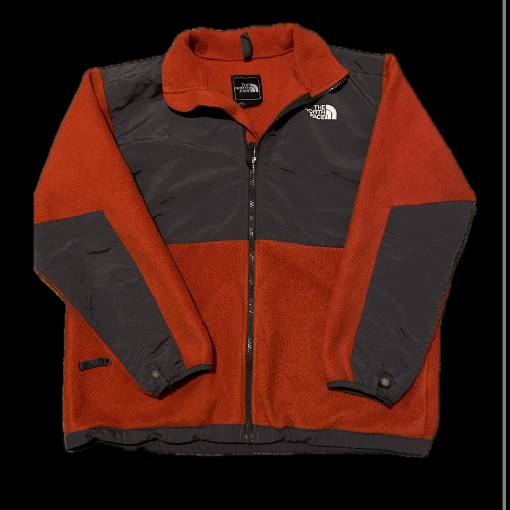 The North Face Red and Black Fleece Jacket